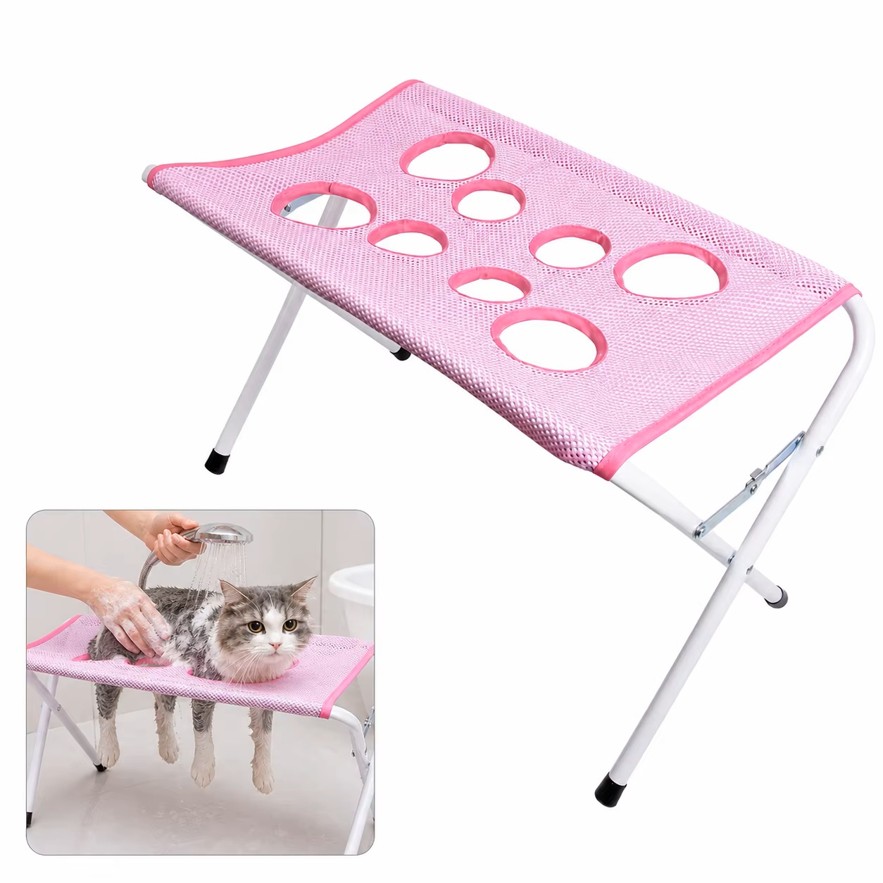 Pet Supplies Nail Trim - Подставка-гамак для груминга животных, складная стойка