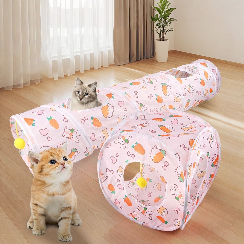 Cat Tunnel Toy - Забавный туннель для кошек из полиэстера