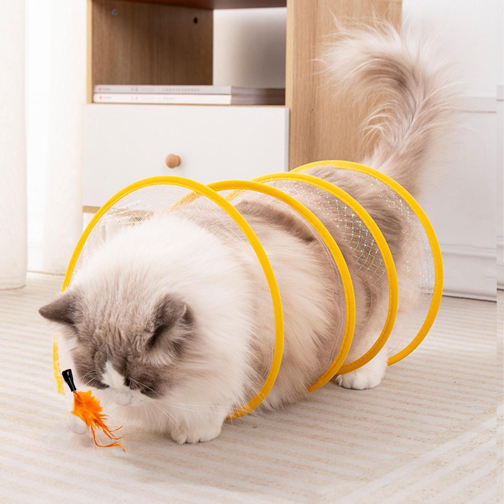 Cat Tunnel Toy - Игровой тоннель для кошек: складной, портативный,