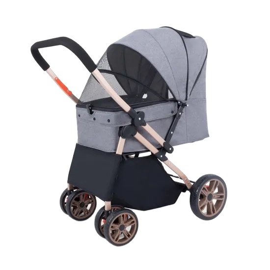 Pet Stroller Carrier - Высококачественная складная коляска-переноска для животных со