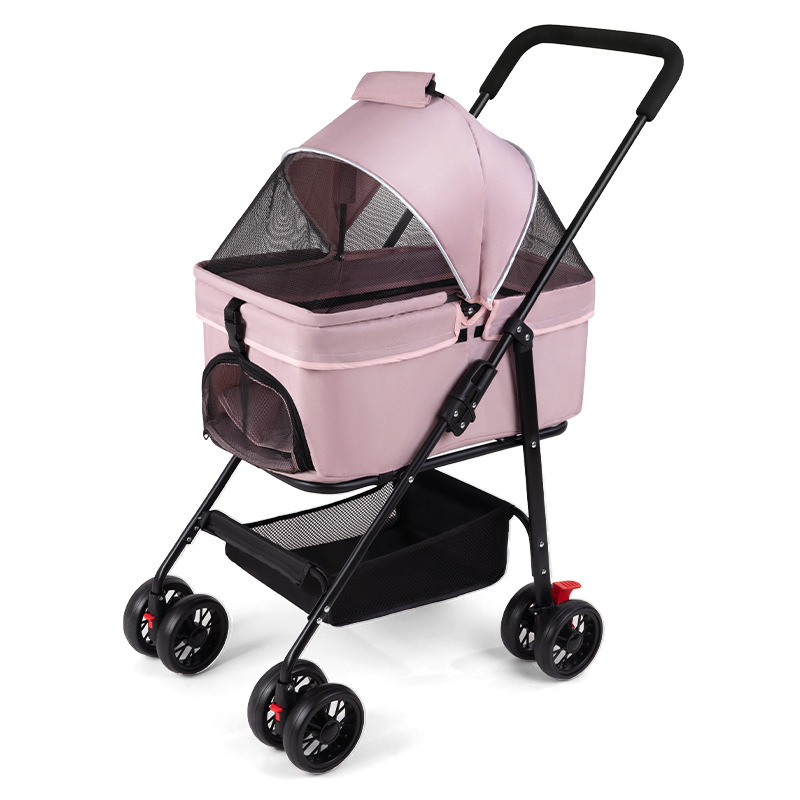 Pet Stroller Carrier - Коляска-переноска для животных с поворотными передними