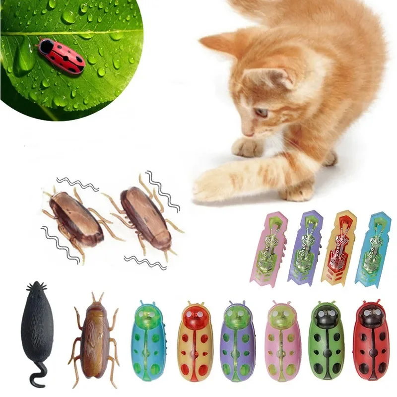 Cat Tunnel Toy - Забавная электрическая игрушка в виде насекомых,