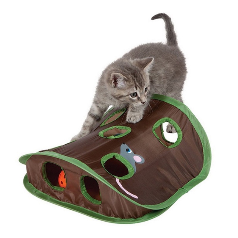 Cat Tunnel Toy - Интерактивная игрушка для кошек - Складная