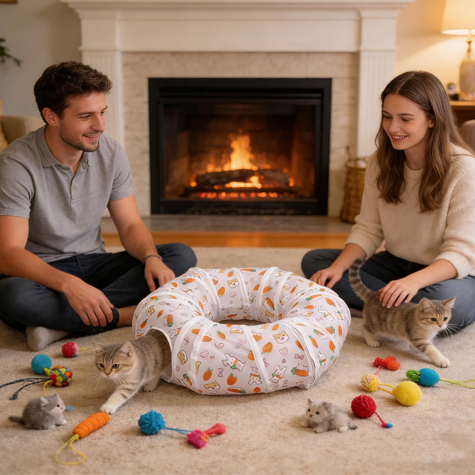Интерактивный складной тоннель – обзор и цена Cat Tunnel Toy