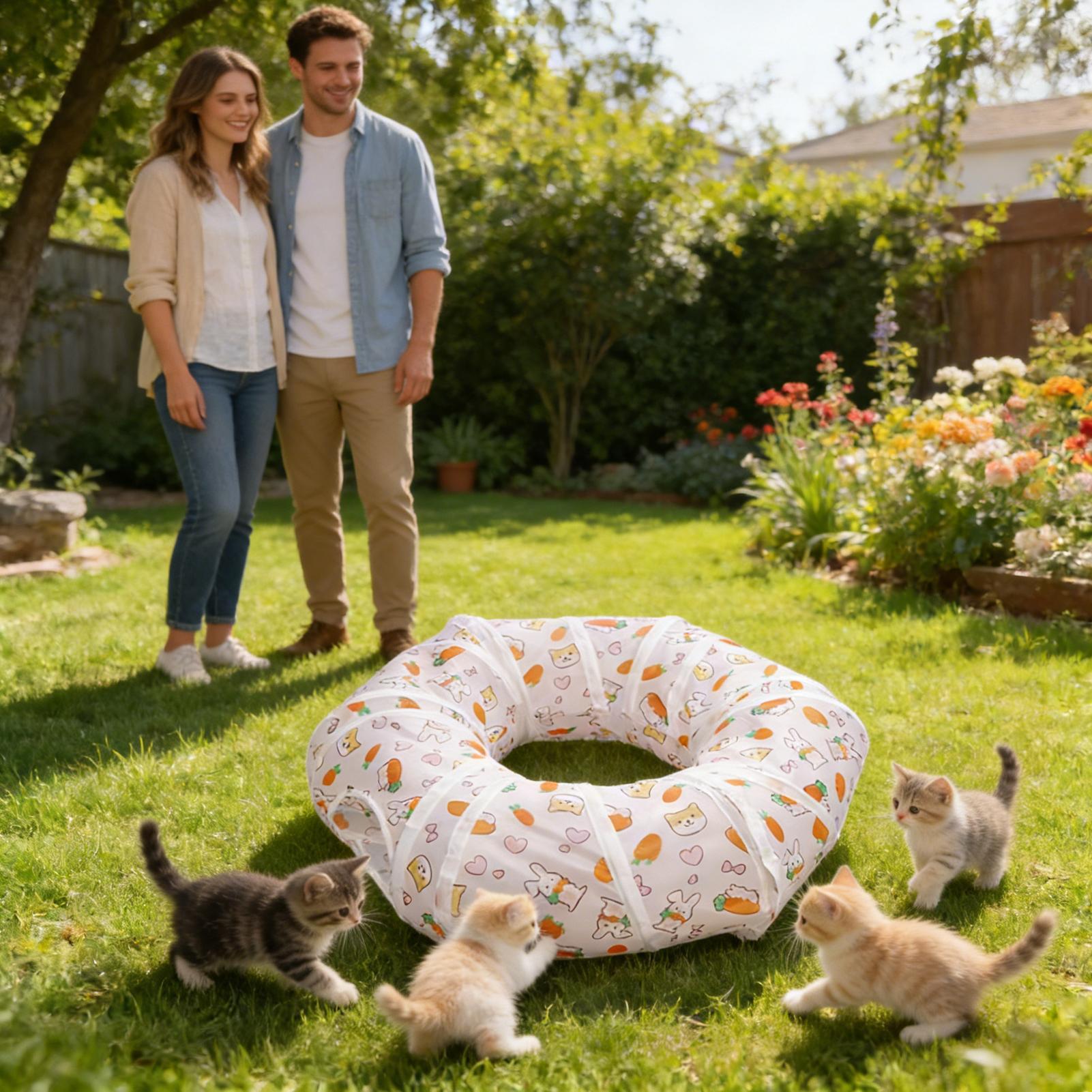 Интерактивный складной тоннель – обзор и цена Cat Tunnel Toy