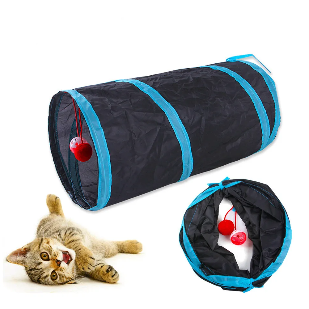 Кошачий туннель Складной тунне – обзор и цена Cat Tunnel Toy