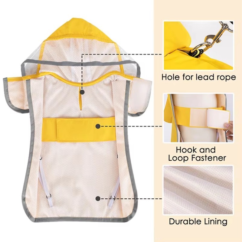 Дождевик для собак с индивидуа – обзор и цена Dog Raincoat