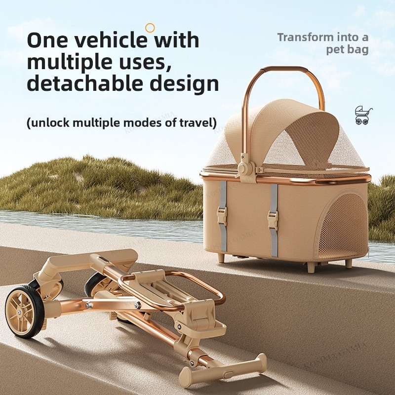 Новая разборная коляска для до – обзор и цена Pet Stroller Carrier