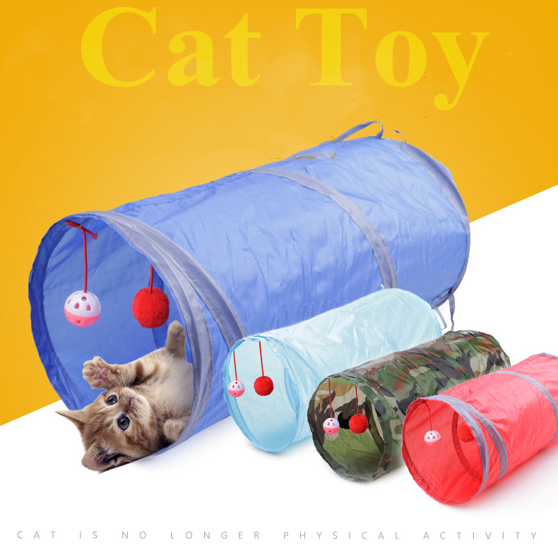 5-полосный складной туннель дл – обзор и цена Cat Tunnel Toy