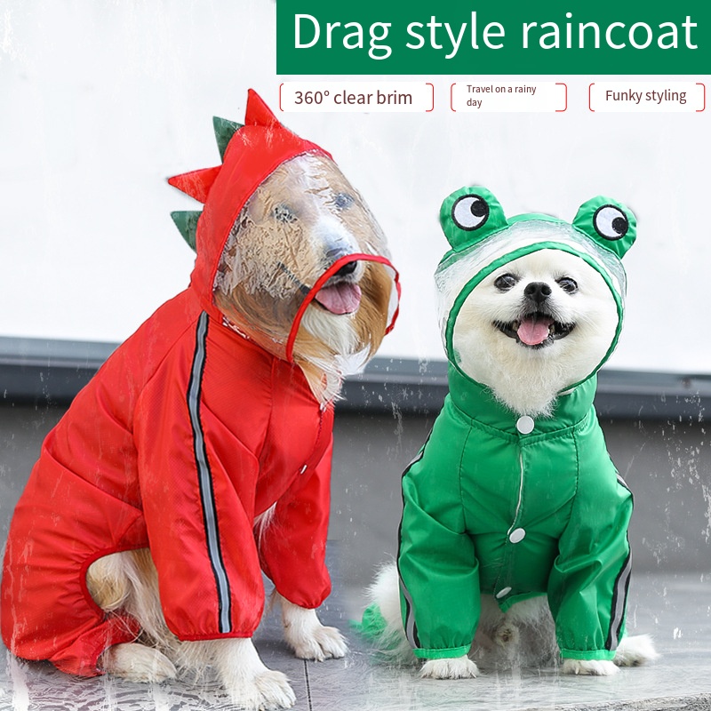Плащ для собак, водонепроницае – обзор и цена Dog Raincoat