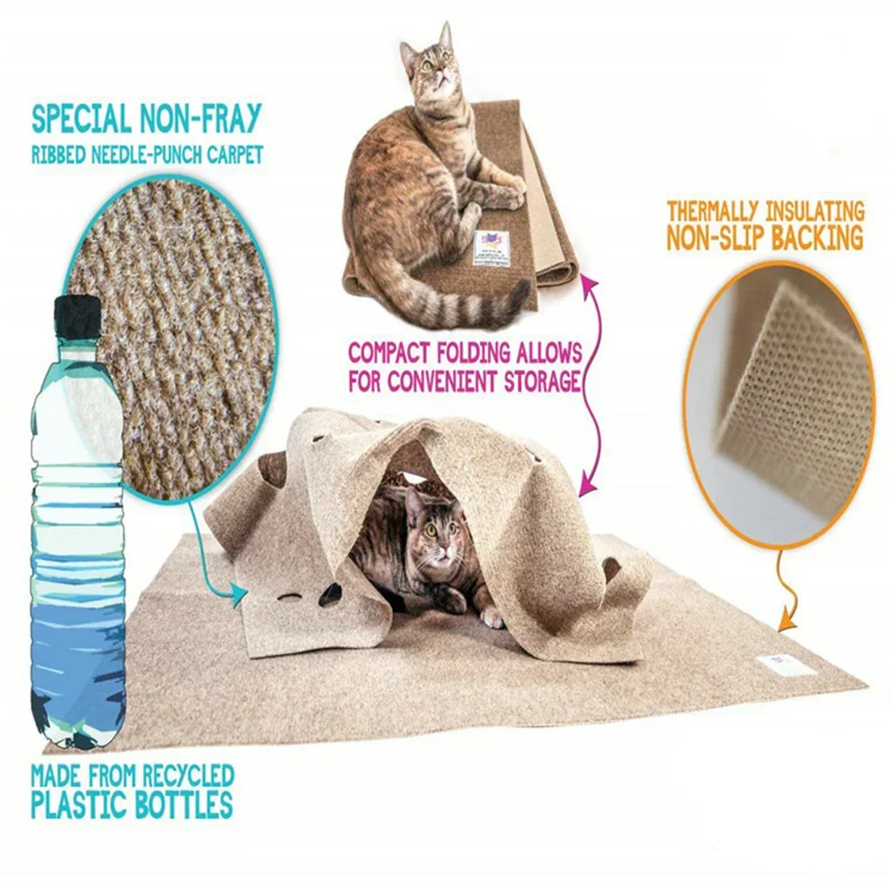 Игровой коврик для кошек, игру – обзор и цена Cat Tunnel Toy