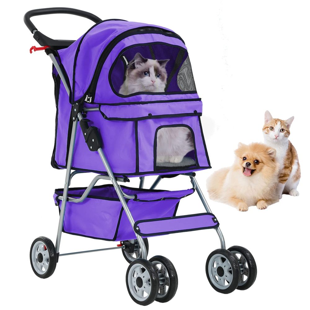 Коляска для кошек на колесах,  – обзор и цена Pet Stroller Carrier