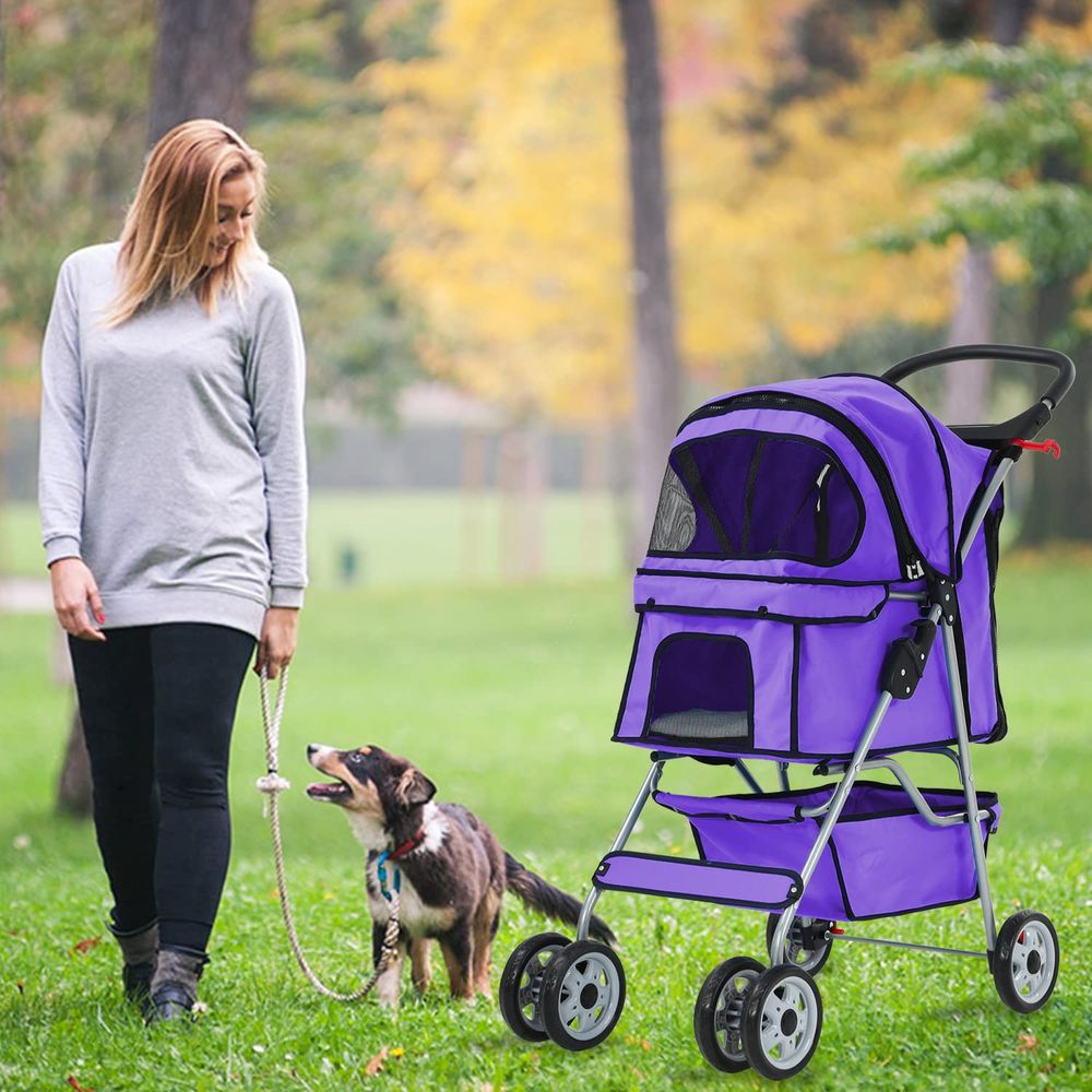 Коляска для кошек на колесах,  – обзор и цена Pet Stroller Carrier