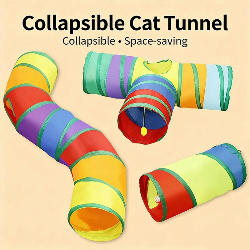 Туннель для кошек, складная иг – обзор и цена Cat Tunnel Toy
