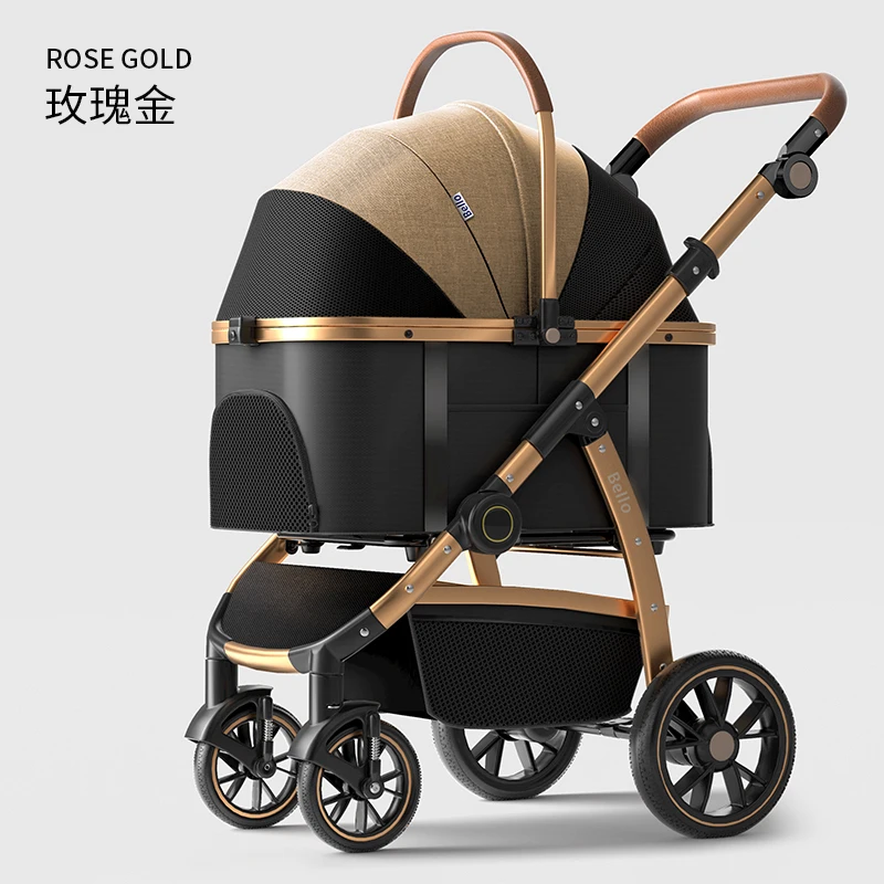 Съемная большая алюминиевая тр – обзор и цена Pet Stroller Carrier