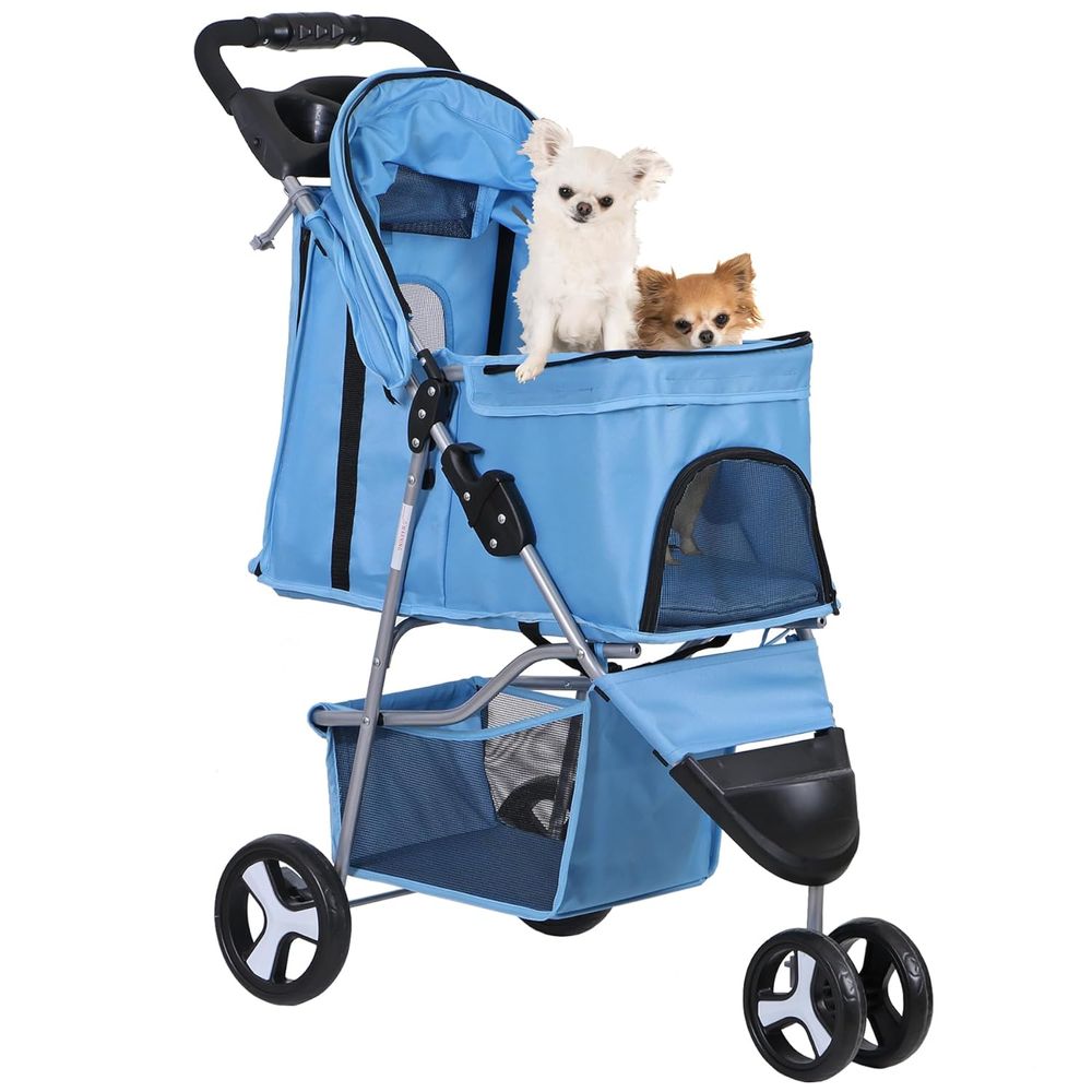 Коляска для кошек и собак на 3 – обзор и цена Pet Stroller Carrier